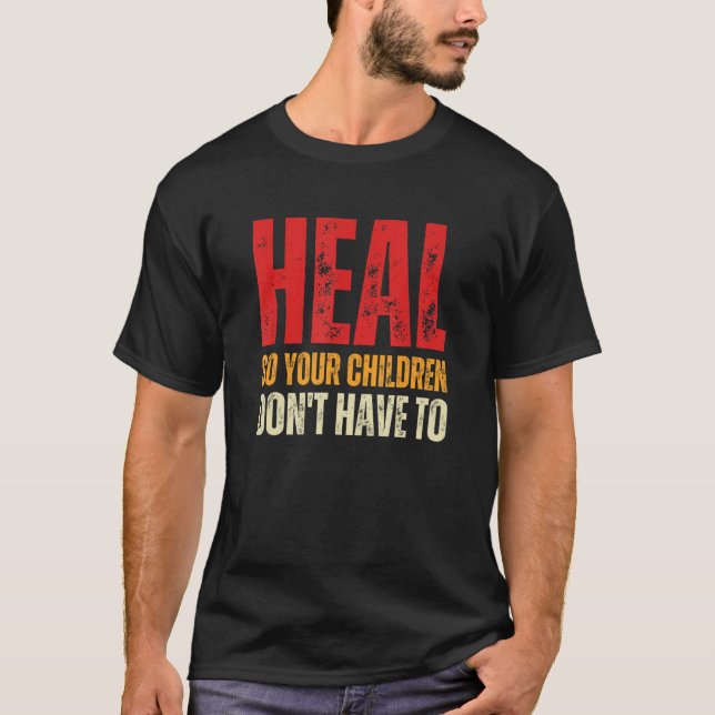 T-shirt Rompre le traumatisme générationnel Parents narcis (Devant)