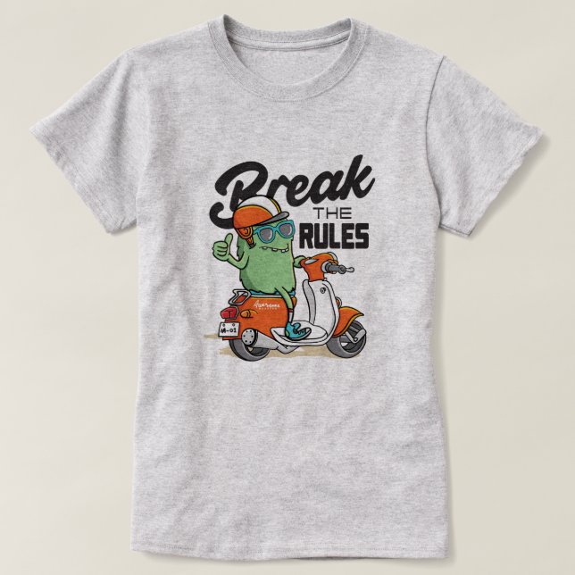 T-shirt Rompre Les Règles (Design devant)