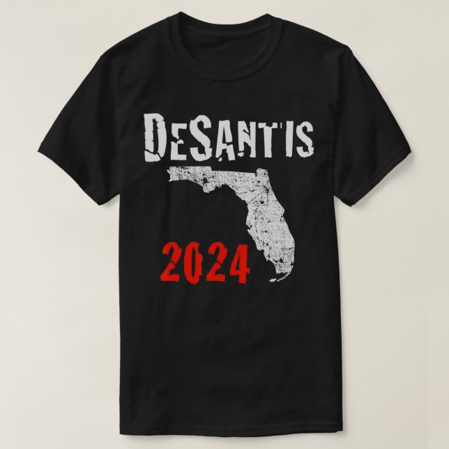 T-shirt Ron DeSantis Florida Gouverneur État républicain 2 (Design devant)