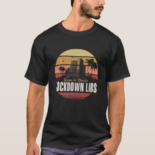 T-shirt Ron Desantis S'Éloigne En Floride Les Libs De Verr