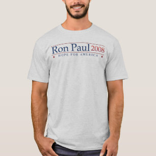T-shirt Ron Paul 2008 révolutions (de gris)