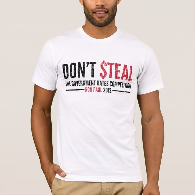 T-shirt Ron Paul 2012 (Devant)