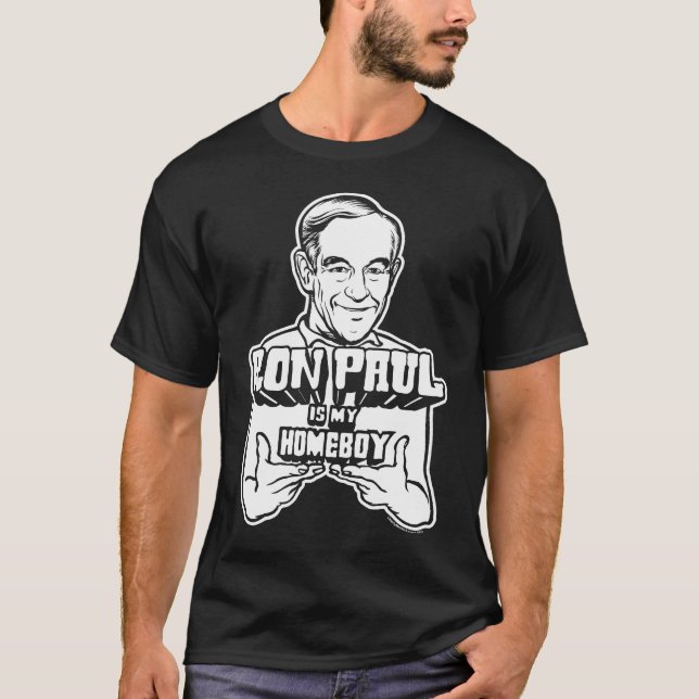 T-shirt Ron Paul est ma chemise de Homeboy (Devant)