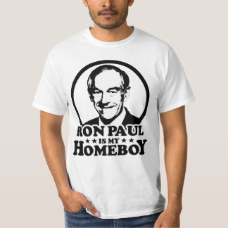 T-shirt Ron Paul est mon Homeboy