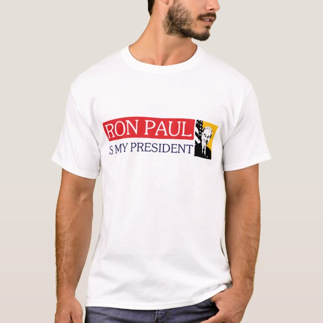 T-shirt Ron Paul est mon président (Devant)