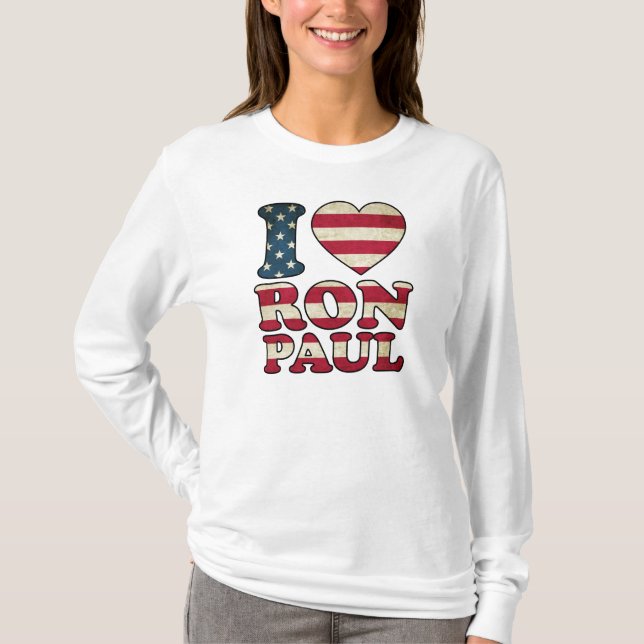 T-shirt Ron Paul patriote (Devant)