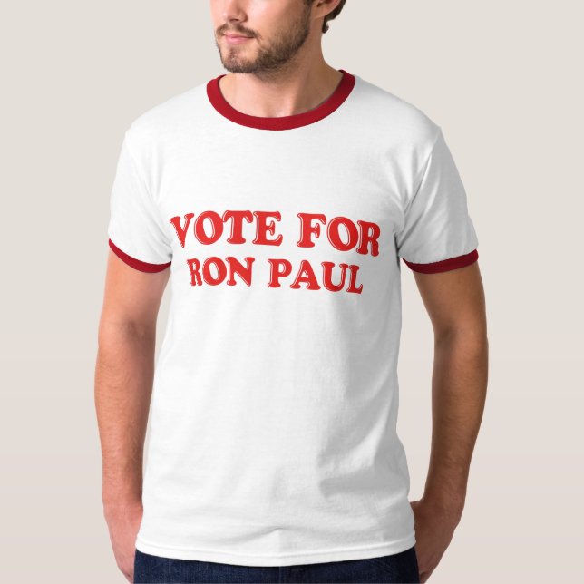 T-shirt Ron Paul Pedro 2008 (Devant)