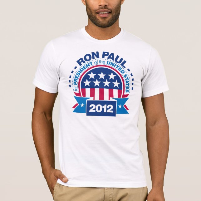 T-shirt Ron Paul pour le président 2012 (Devant)