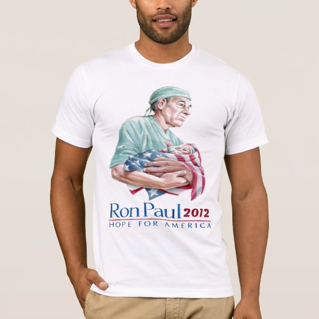 T-shirt Ron Paul pour le président 2012 (Devant)