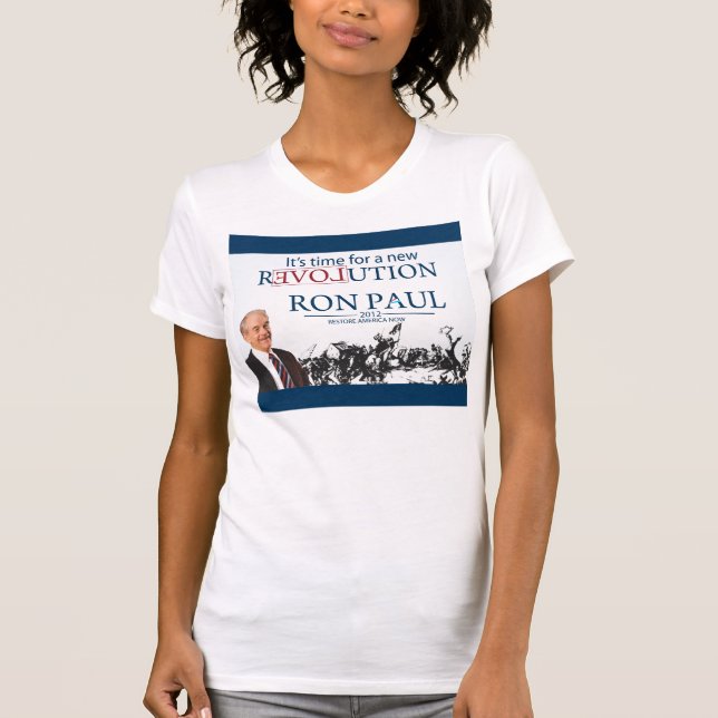 T-shirt Ron Paul, président (Devant)