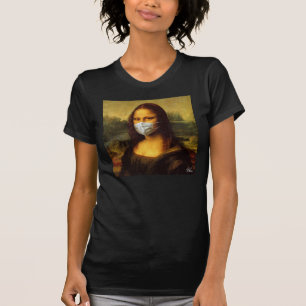 T-shirt "Rona Mona" masquée Mona Lisa