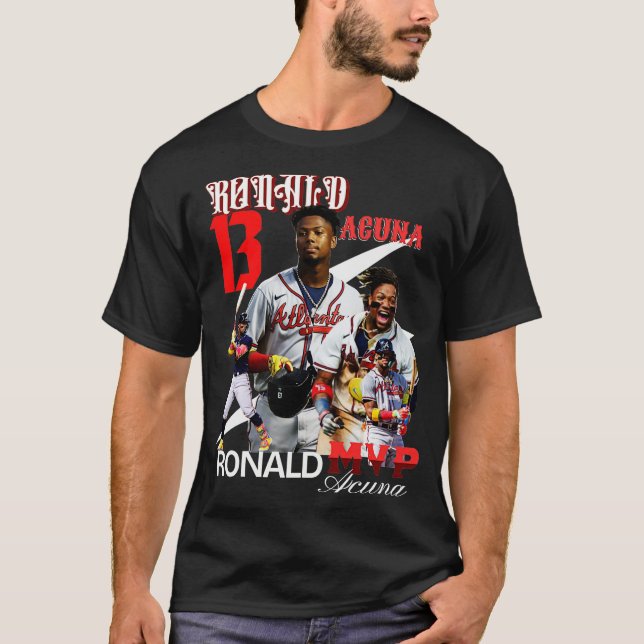 T-shirt Ronald Acuna Baseball (Devant)