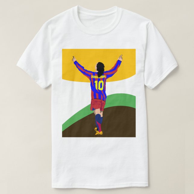 T-shirt Ronaldinho wpap art pop  (Design devant)