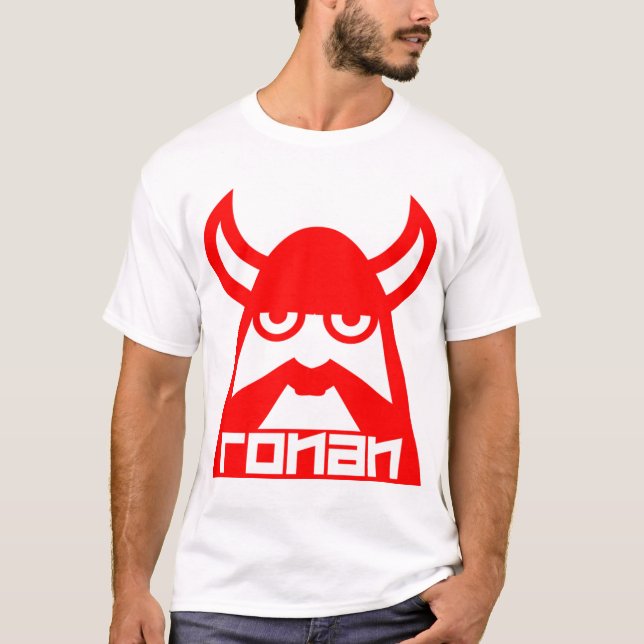 T-shirt Ronan la pièce en t originale barbare (Devant)