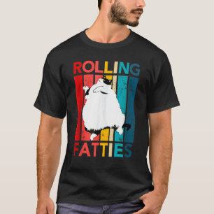 T-shirt Ronds Gros Mots Drôles Amateur de Chat Maman Chat