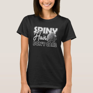 T-shirt Rongeur Épineux Cheveux Épineux s'en Fiche Porc-Ép