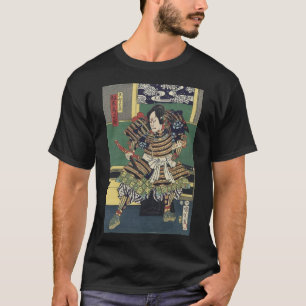 T-shirt ronin knight japonais ukiyo-e samurai guerrier