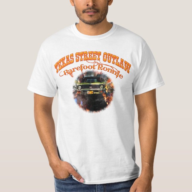 T-shirt "Ronnie aux pieds nus" 71 avants verts de nova de (Devant)