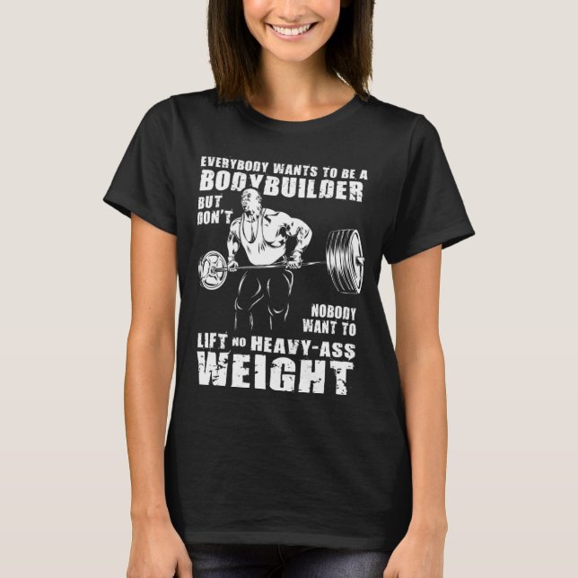 T-shirt Ronnie Bodybuilding Gym entraînement Motivationnel (Devant)