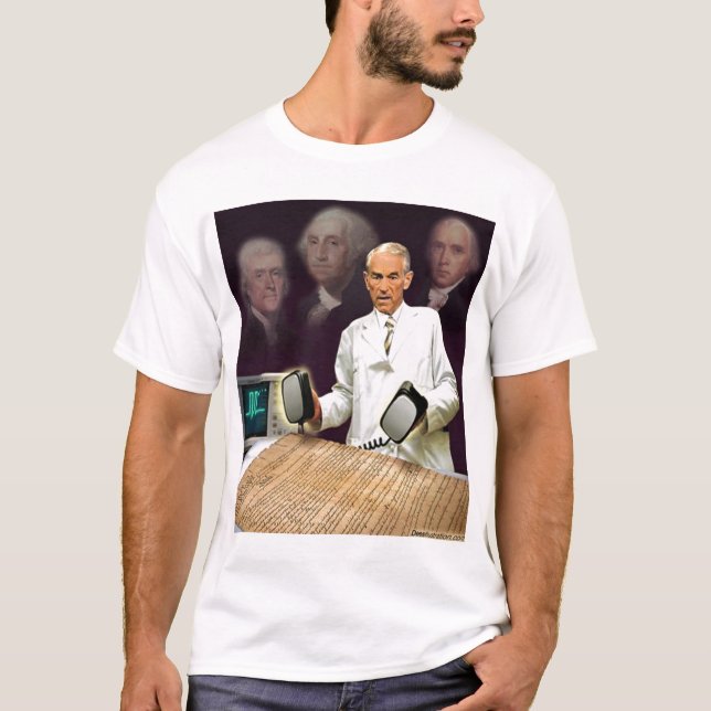 T-shirt ronpaulcons (Devant)