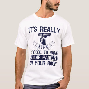 T-shirt Roofer Saying