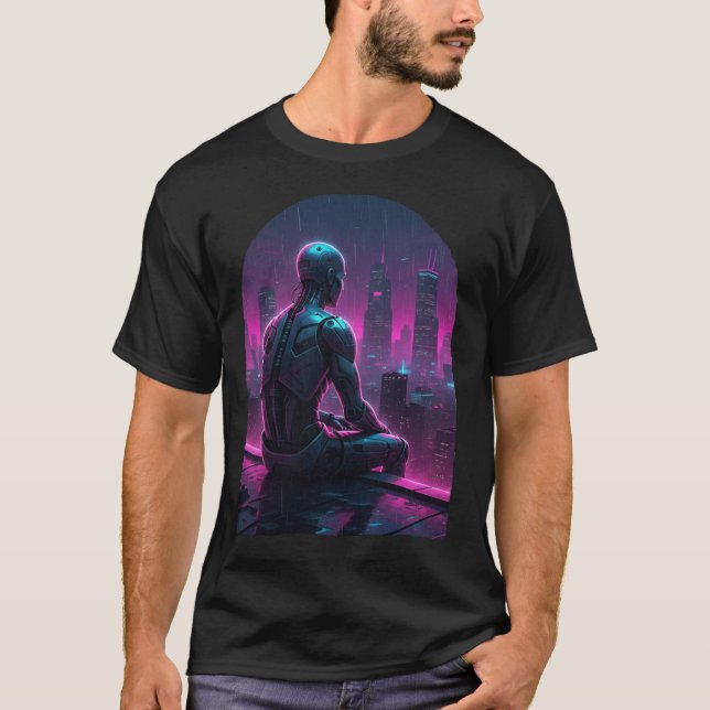 T-shirt Rooftop Android City Gaze Tee (Devant)