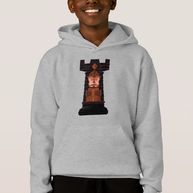 T-Shirt Rook Black Chess (Devant)