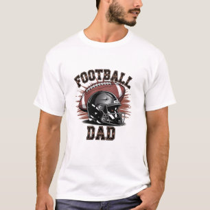 T-shirt Rookie de l'année 1er anniversaire Football Papa