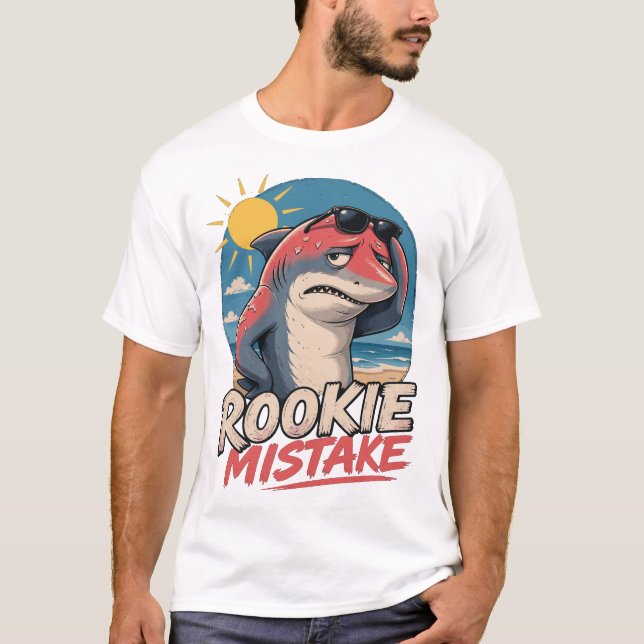 T-shirt Rookie Mistake - Strand Hai (Devant)