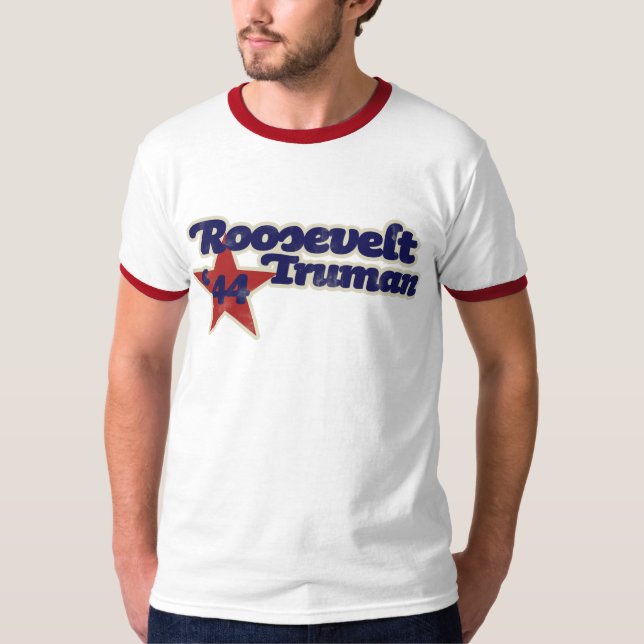 T-shirt Roosevelt Truman 1944 (Devant)