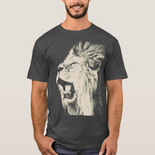 T-shirt Rooson Lion Pop Art Vintage Retro