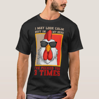 T-shirt Rooster Chicken Farmers Farm Poultry mud 