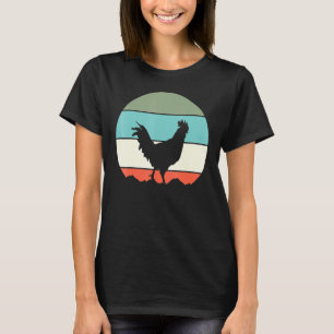 T-shirt Rooster Chicken Retro