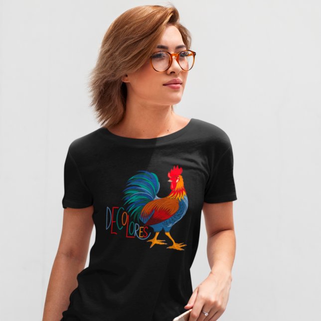 T-shirt Rooster coloré DeColores Cursillo (Créateur téléchargé)