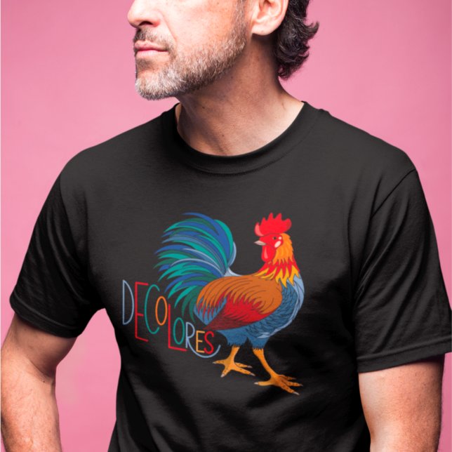 T-shirt Rooster coloré DeColores Cursillo (Créateur téléchargé)