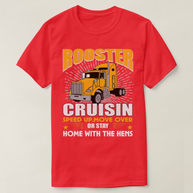 T-shirt Rooster Cruisin Accélérer (Design devant)