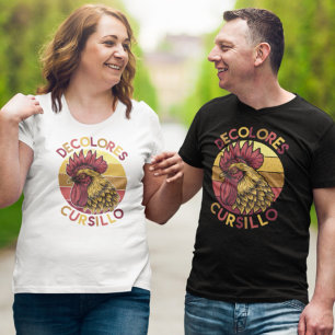 T-shirt Rooster de DeColores Cursillo avec coucher de sole