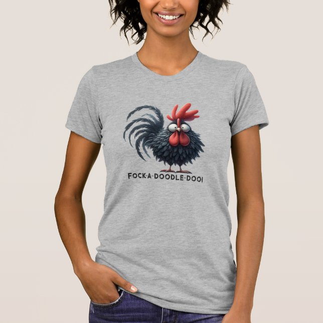 T-shirt Rooster du matin - Fock-a-doodle-doo ! (Devant)