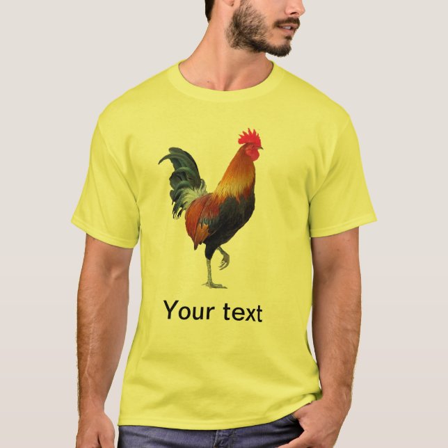 T-shirt Rooster Rooster Coloré (Devant)