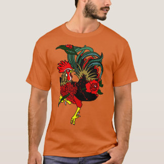 T-shirt Rooster rouge