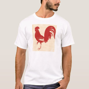 T-shirt Rooster rouge