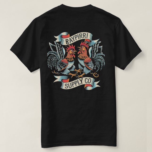 T-shirt Roosters - Raypirri (Design dos)