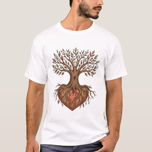 T-shirt Rooted in Nature (Devant)