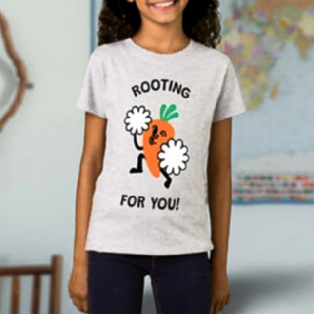 T-Shirt Rooting For You - Pom-pom girl de carottes (Créateur téléchargé)