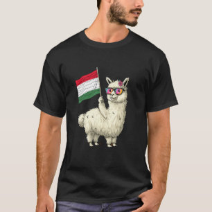 T-shirt Roots hongrois Alpaca Hongrois Fierté Hongrie Fla