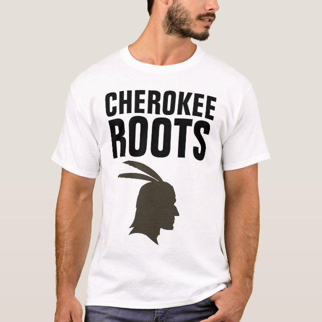 T-shirt ROOTS INDIENS CHEROKEE (Devant)