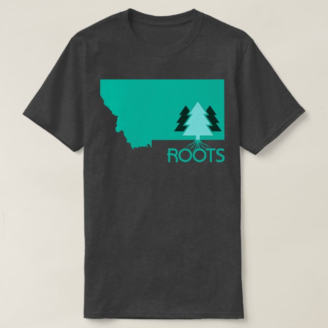 T-shirt Roots Montana Moderne (Design devant)
