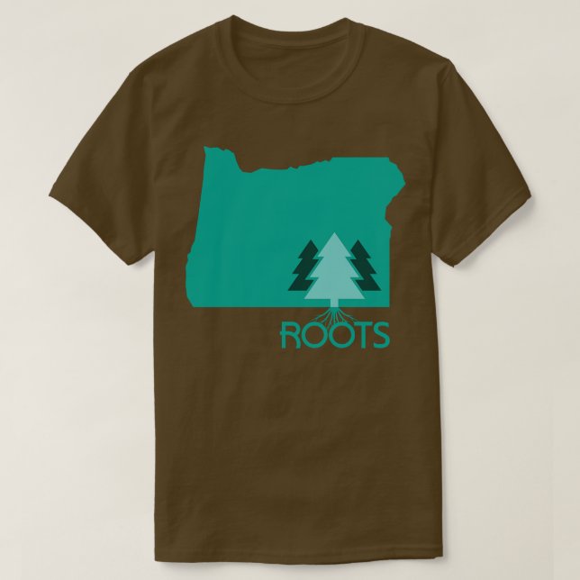 T-shirt Roots Oregon Moderne (Design devant)