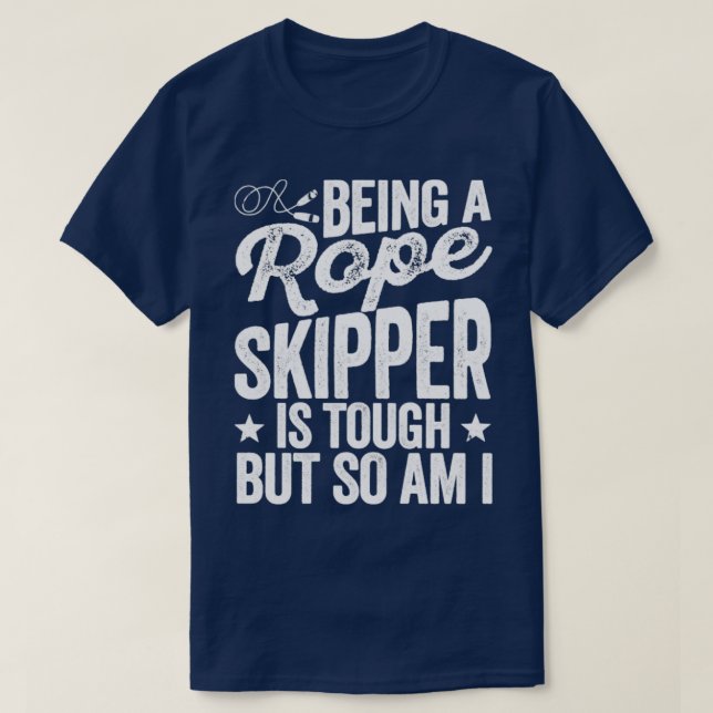 T-shirt Rope de saut amusant1 (Design devant)