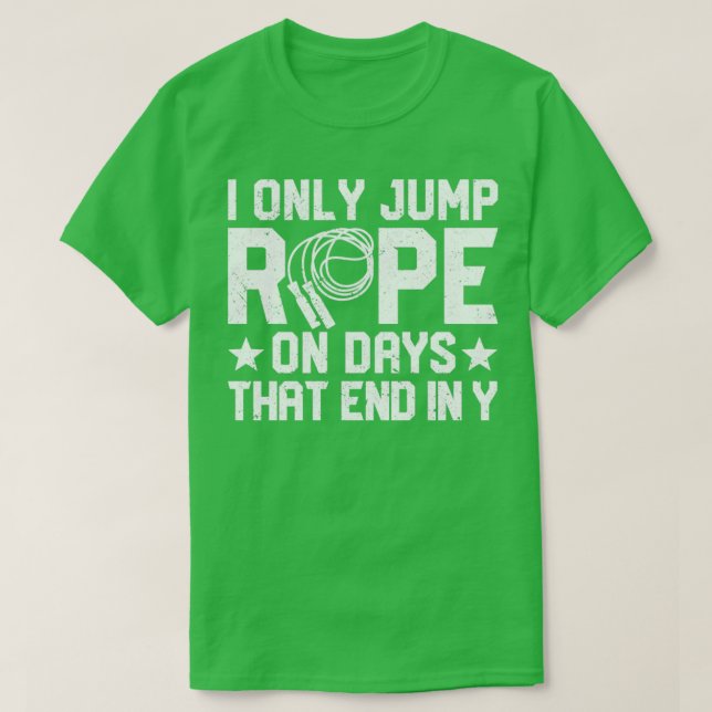 T-shirt Rope de saut amusant4 (Design devant)